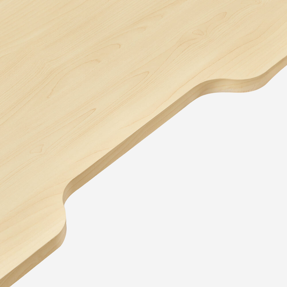 Heritage Fixed Desk - Scalloped