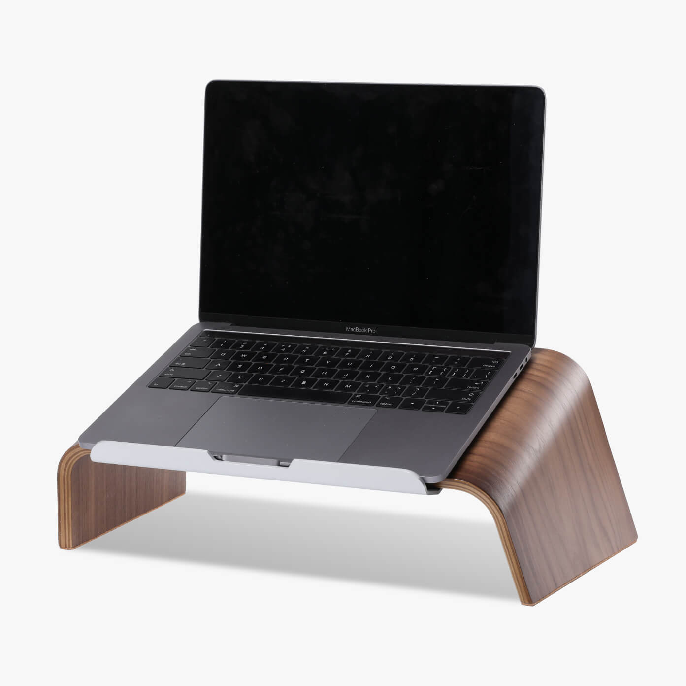 Deskbird | Laptop Stand - Walnut Veneer